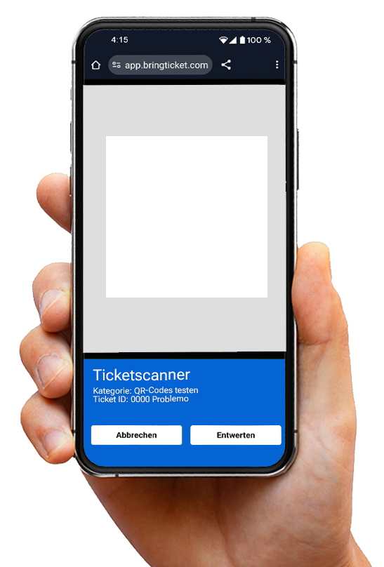 Ticketscanner testen mit Willie