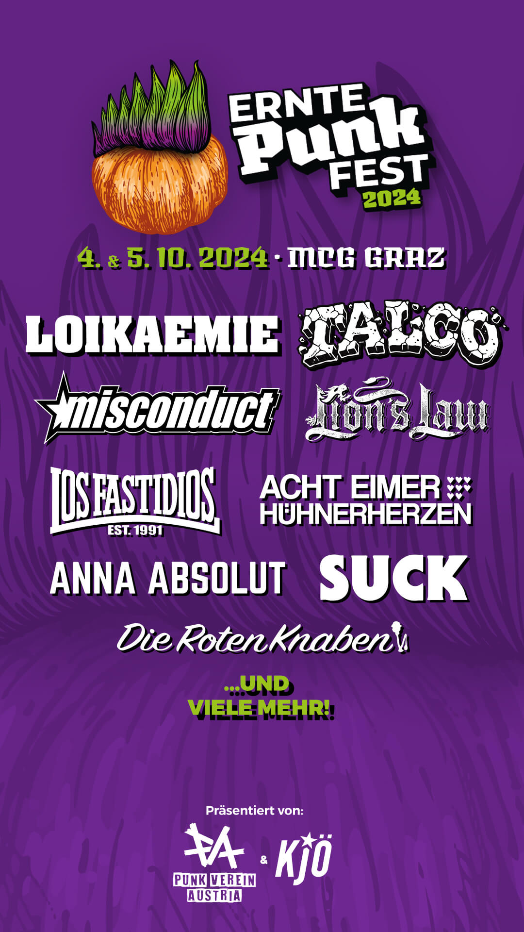 ErntePUNKfest 2024, Messe Graz