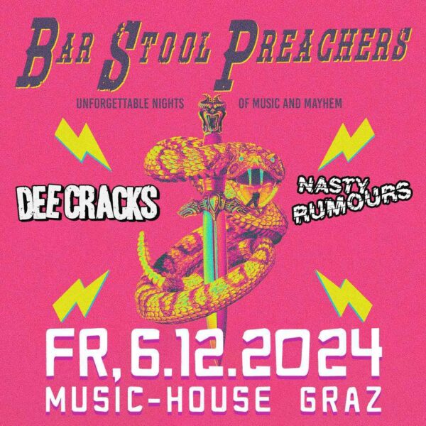 THE BAR STOOL PREACHERS (UK) // DEECRACKS (AT) & NASTY RUMOURS (CH) - Product image