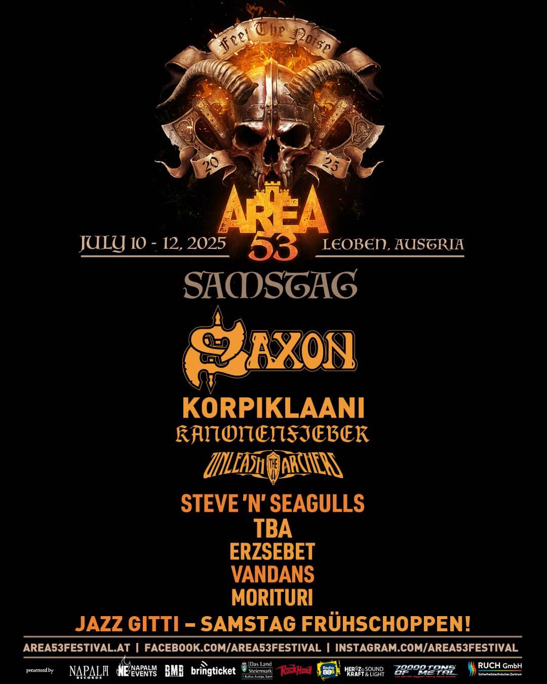 Area 53 Festival 2025 Lineup Samstag