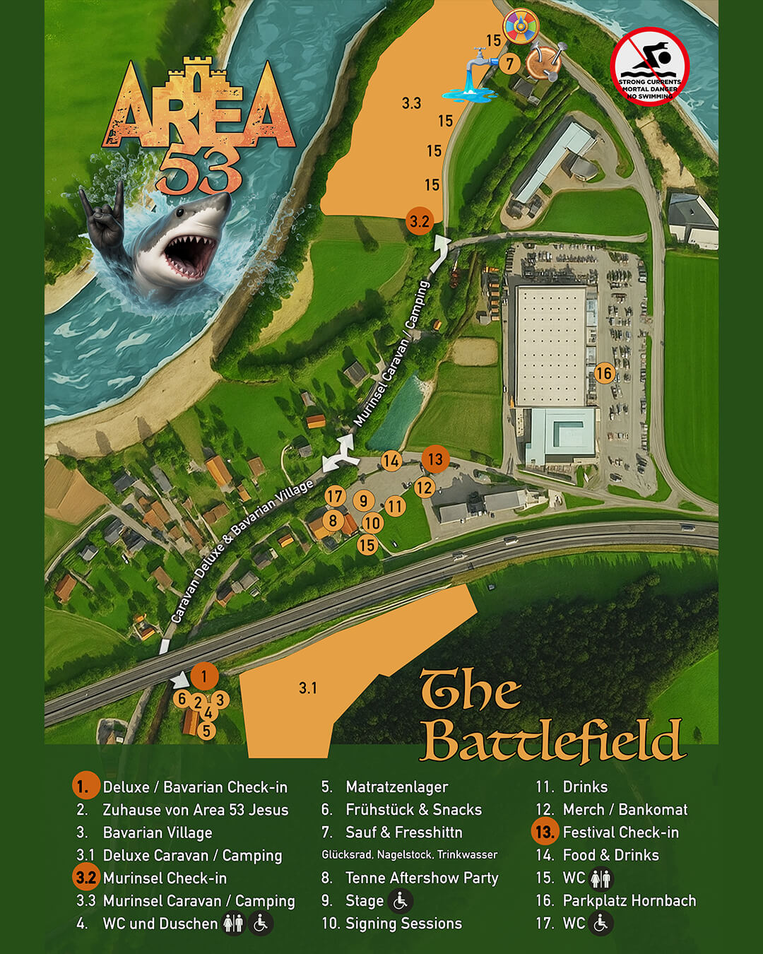 Area 53 Lageplan