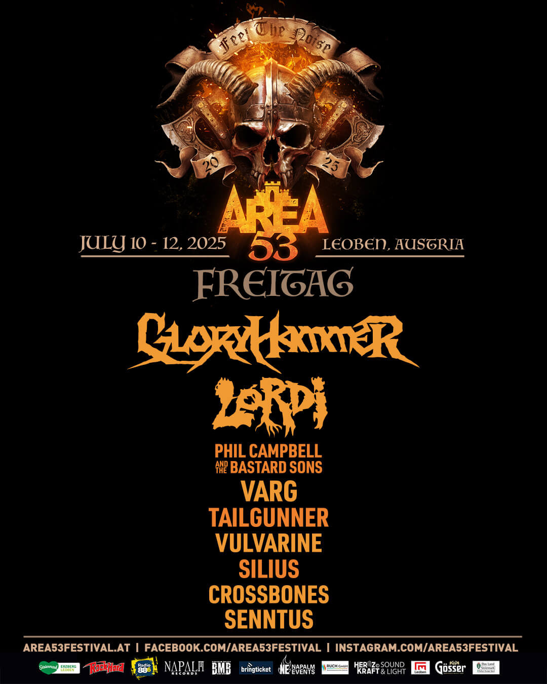Area 53 Festival 2025 finales Line-up Freitag