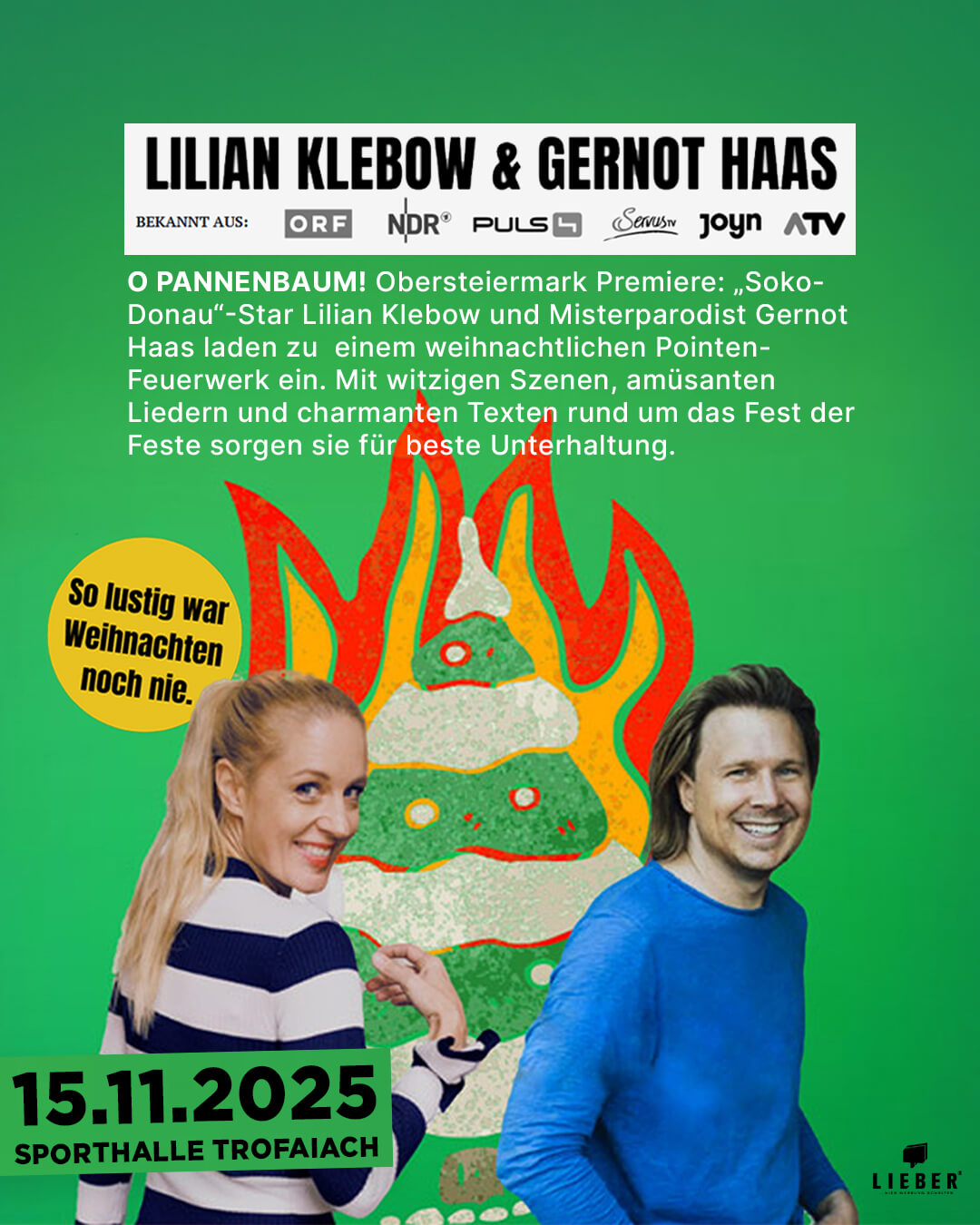 Gernot Haas und Lilian Klebow O Pannenbaum Sporthalle Trofaiach