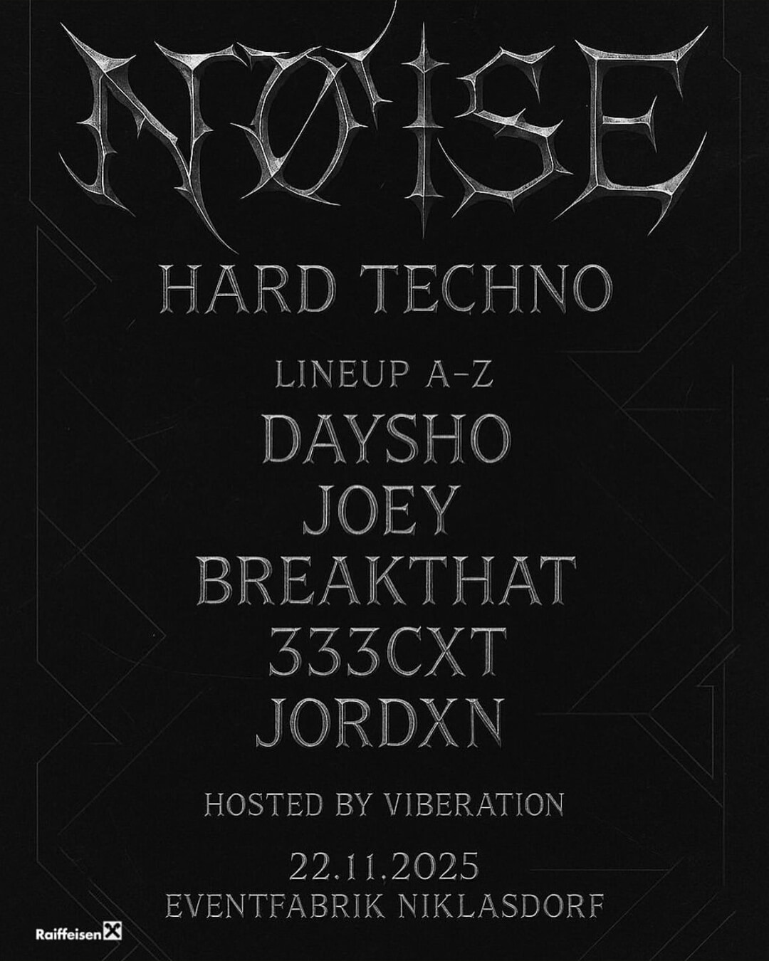 Noise Raw Hardtechno Eventfabrik Niklasdorf