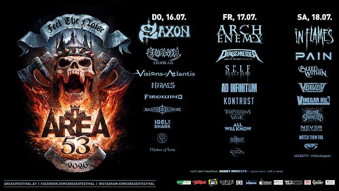Area 53 Festival Tagesaufteilung