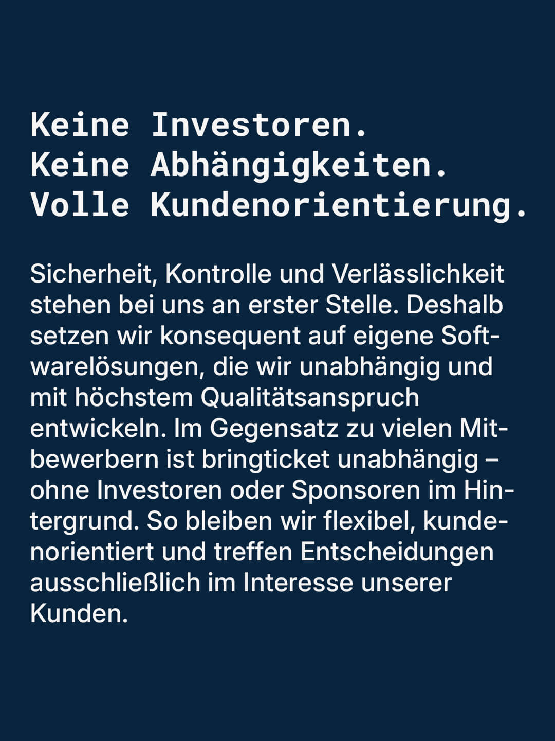 bringticket über uns